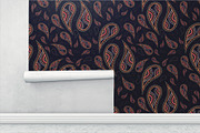 Indian Paisley Floral Pattern, a Pattern Graphic by PPEthnicDecorPattern (Thumbnail 3 of 6)