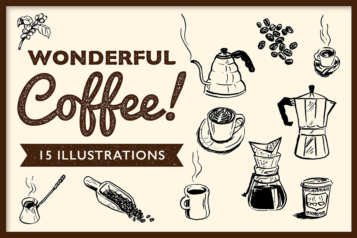 Wonderful Coffee! 15 Illustrations, an Illustration by dear uncle (Photo 1 of 2)
