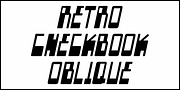 Retro Checkbook JNL, a Font by Jeff Levine Fonts (Thumbnail 4 of 5)
