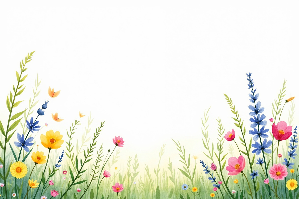 Summer Field Flower Lower Border, an Illustration by BIPLOB EXPERT (Photo 3 of 14)