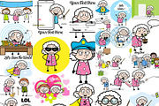 Grandmother ~ Cartoon Character Set, a Person Illustration by The Toon Company (Thumbnail 2 of 12)