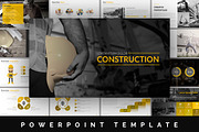 Construction Powerpoint Template, a Presentation Template by Brandearth RRGraph (Thumbnail 1 of 7)
