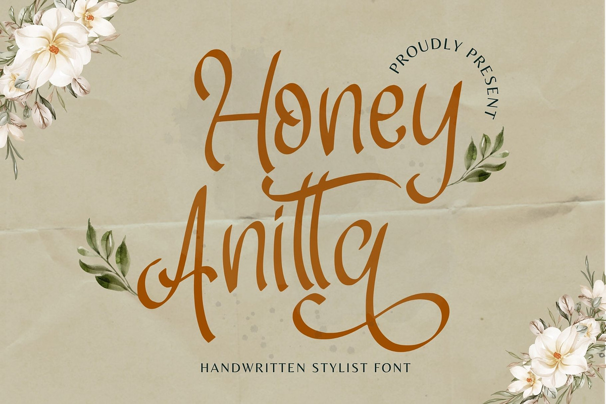Honey Anitta | Handwritten Font, a Handwritten Font by esamaradany (Photo 1 of 7)