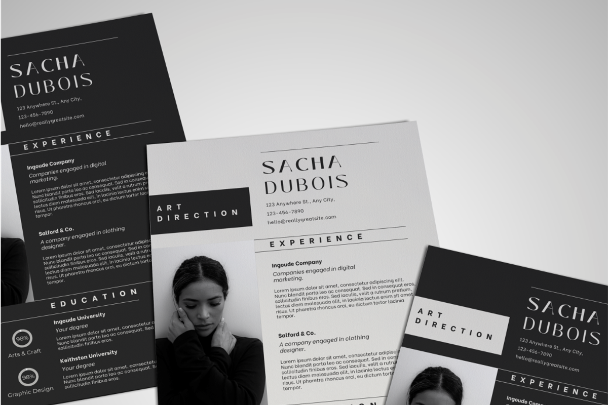 Resume Minimalist, a Graphic by Dheny Designer (Photo 2 of 5)