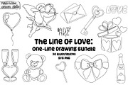 The Line of Love: One-Line Drawings, a Decorative Illustration by Artalia (Thumbnail 1 of 3)