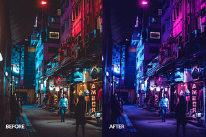 Cyberpunk Photoshop Action