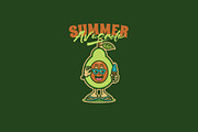 Summer Avocado Logo Template, a Branding & Logo Template by Kreasi Malam (Thumbnail 2 of 4)