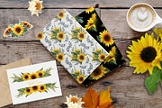 Sunflowers Watercolor Set, a Food Illustration by BarvArt (Thumbnail 13 of 15)