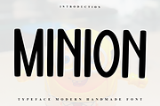 Minion, a Sans Serif Font by InermediaSTUDIO (Thumbnail 1 of 7)