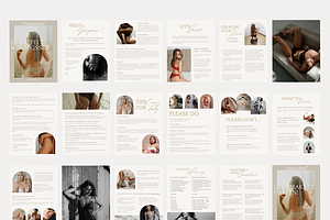 BOHO Boudoir Photography Guide Canva