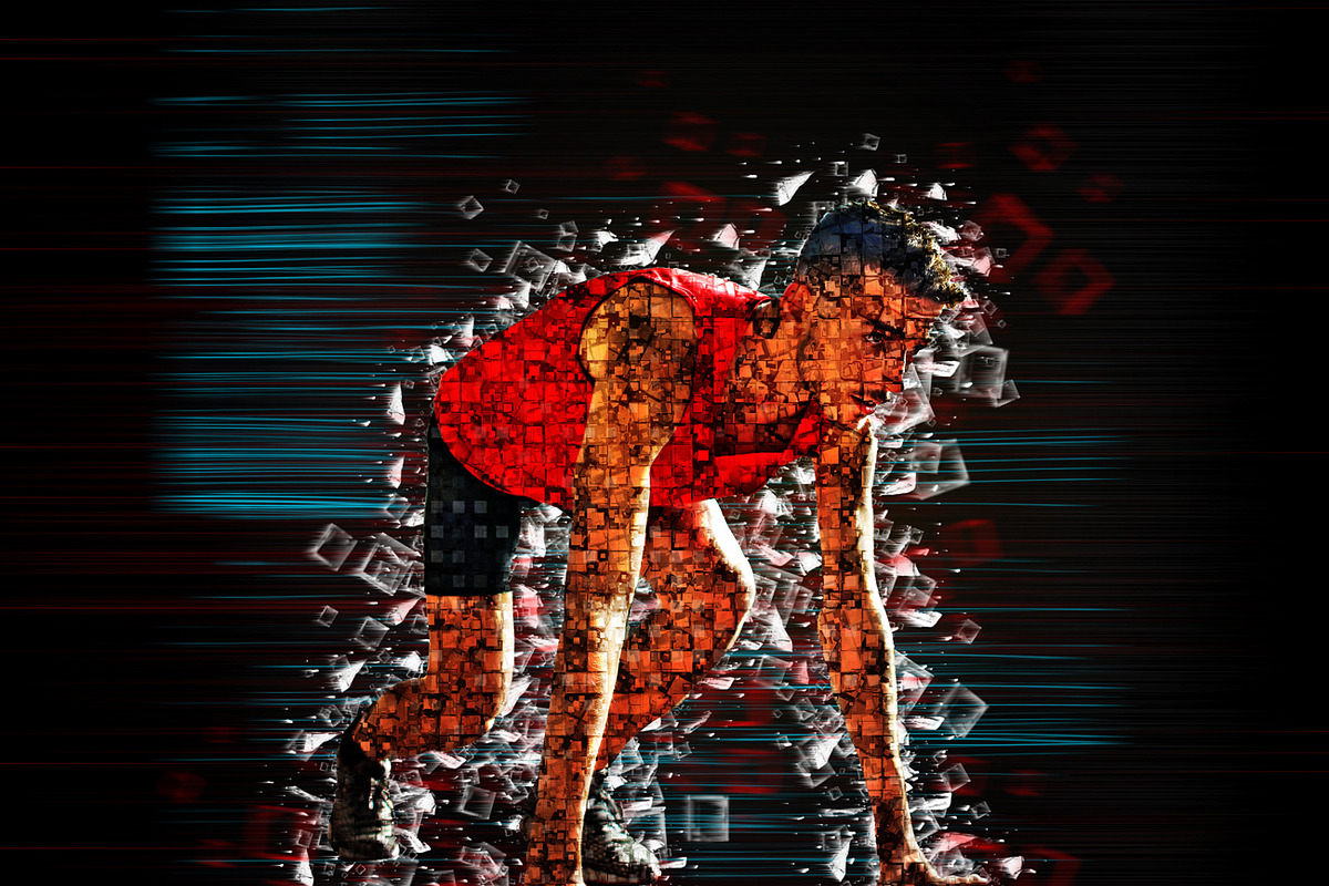 Pixel Stream Effect Photoshop Action, an Action Add-On by Studio Retouch (Photo 3 of 12)