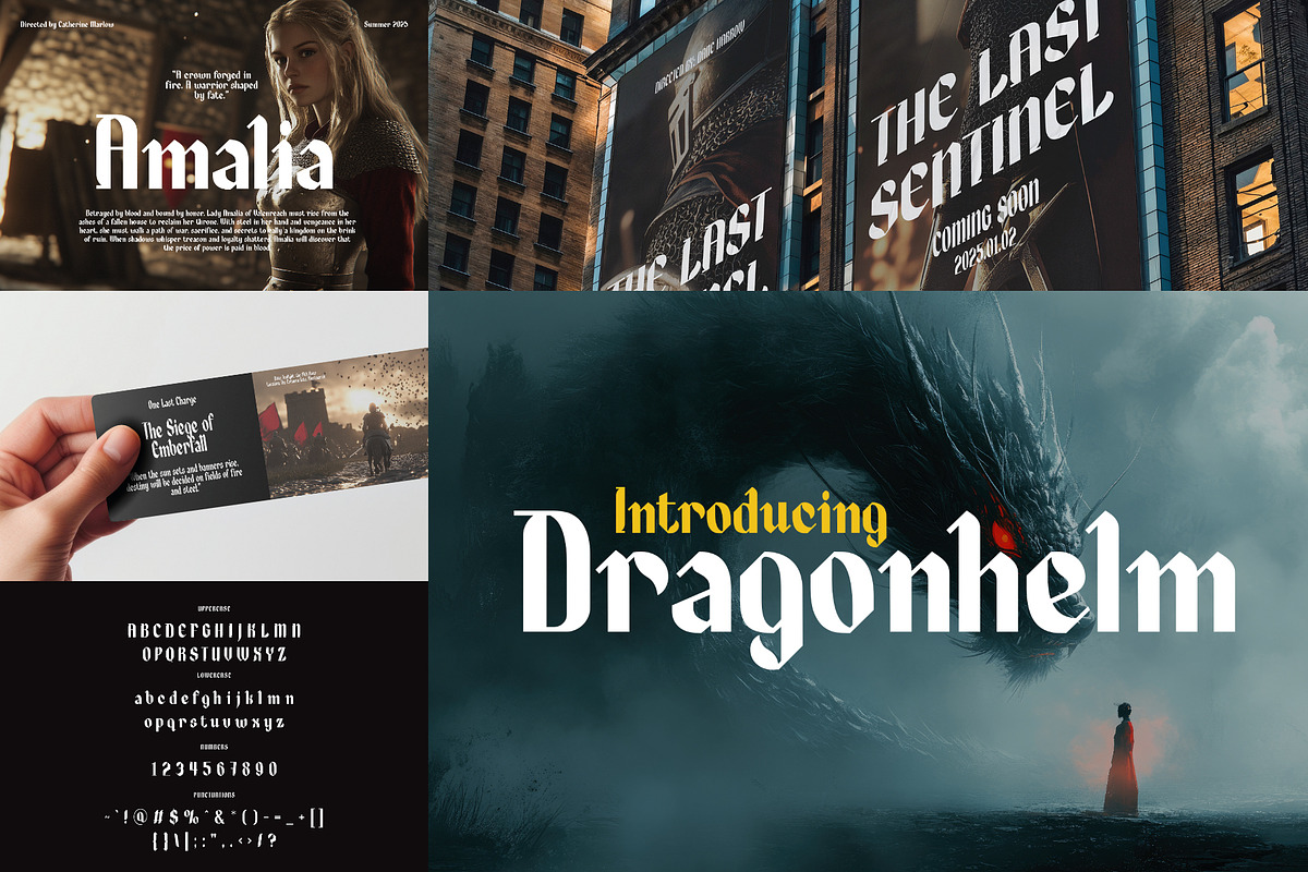 Fantasy Font Bundle (25 Fonts!), a Serif Font by HipFonts (Photo 5 of 9)