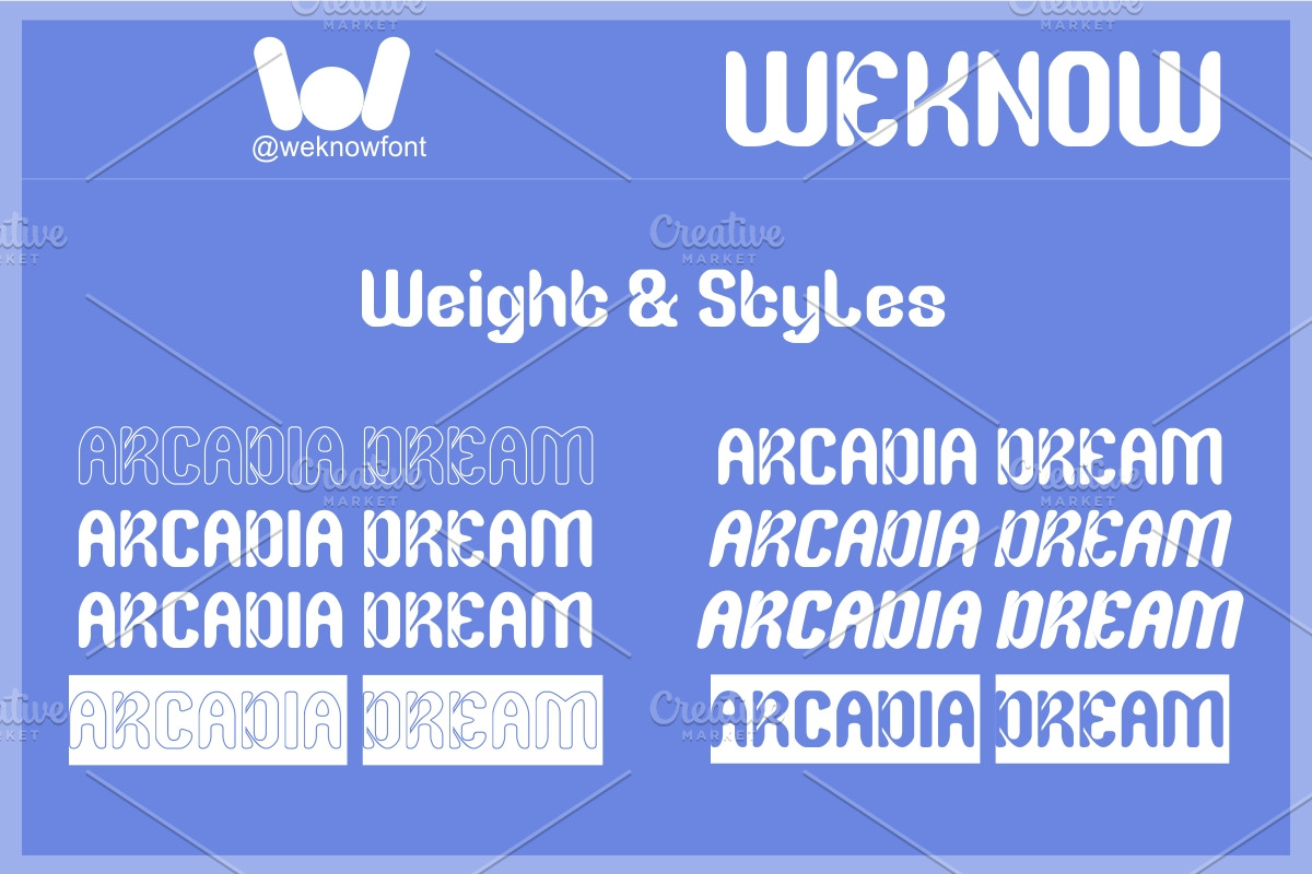 Arcadia Dream font, a Sans Serif Font by weknow (Photo 7 of 8)
