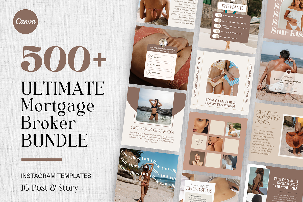 Spray Tan Marketing, a Social Media Template by EliteMatidi (Photo 1 of 7)