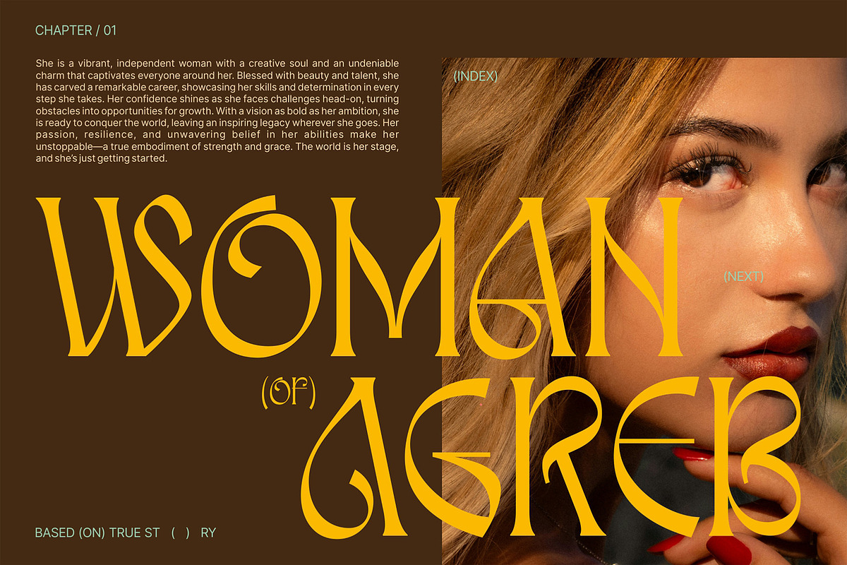 Awsirnam - Aesthetic Serif Font, a Serif Font by Enxyclo Studio (Photo 17 of 29)