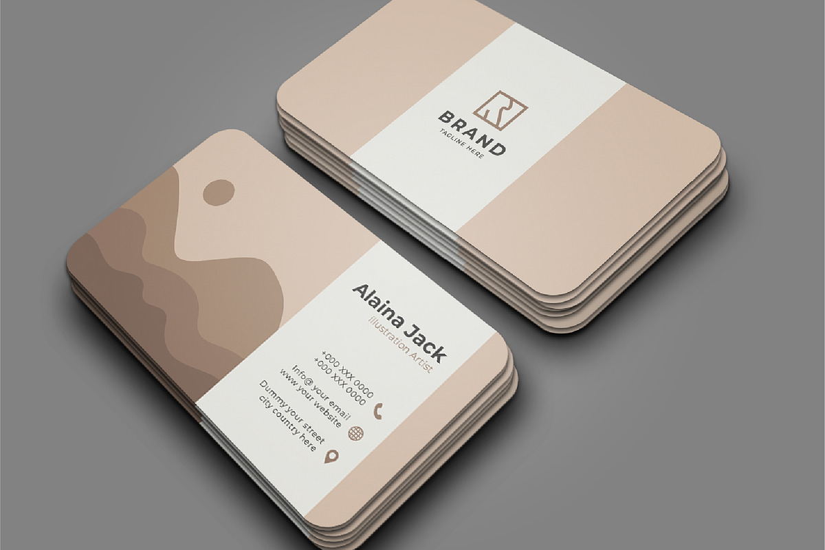 Business Card For Artists, a Business Card Template by M9 Design (Photo 2 of 3)
