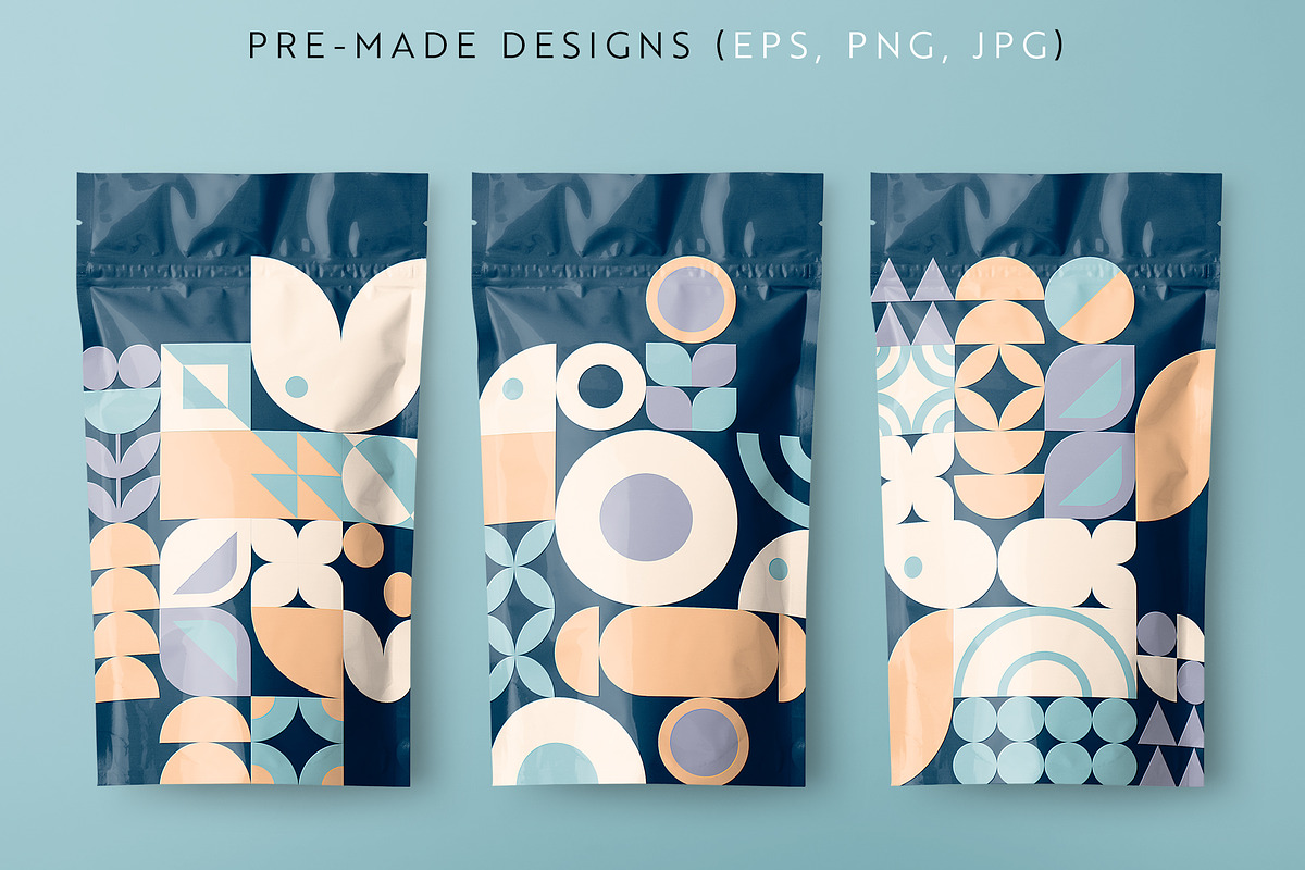 Pastel Geometry Pattern DIY, an Object Graphic by Kandella's Art (Photo 10 of 12)