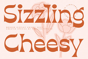 Sizzling Cheesy Modern Display