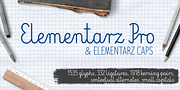 Elementarz, a Handwritten Font by GRIN3 (Nowak) (Thumbnail 1 of 7)