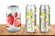 Fruity Tumbler Wrap Set of 3, a Pattern Graphic by Traveling Designer (Thumbnail 6 of 6)
