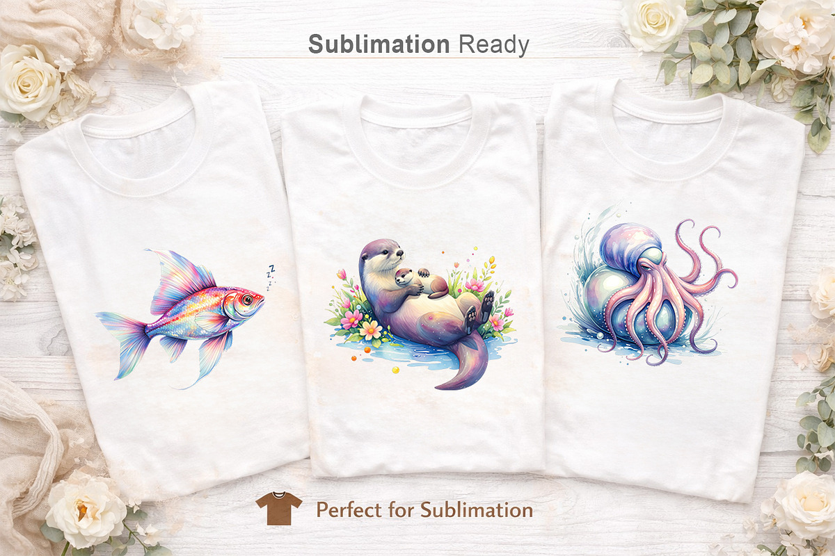 Whimsical Ocean Nursery Sublimation, an Illustration by Artnoy (Photo 6 of 8)