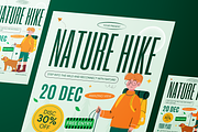 Nature Hike Flyer Set, a Flyer Template by Annora Studio (Thumbnail 5 of 6)