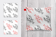 Seafood. Shrimp and lobster., an Animal Illustration by VitalinaGofman (Thumbnail 5 of 13)