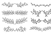 Vintage floral borders, an Object Graphic by Woters little shop (Thumbnail 3 of 9)