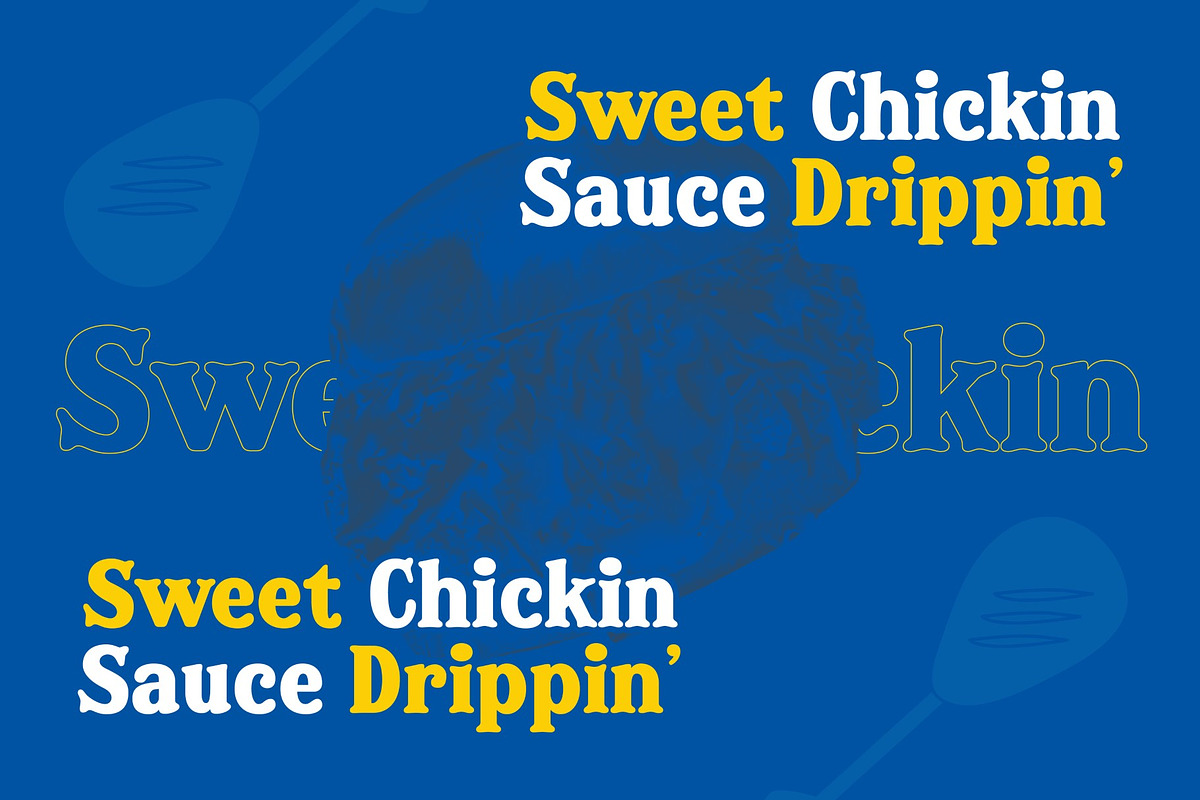 Sweet Chickin - Serif Display Font, a Serif Font by Studio Moara (Photo 2 of 8)