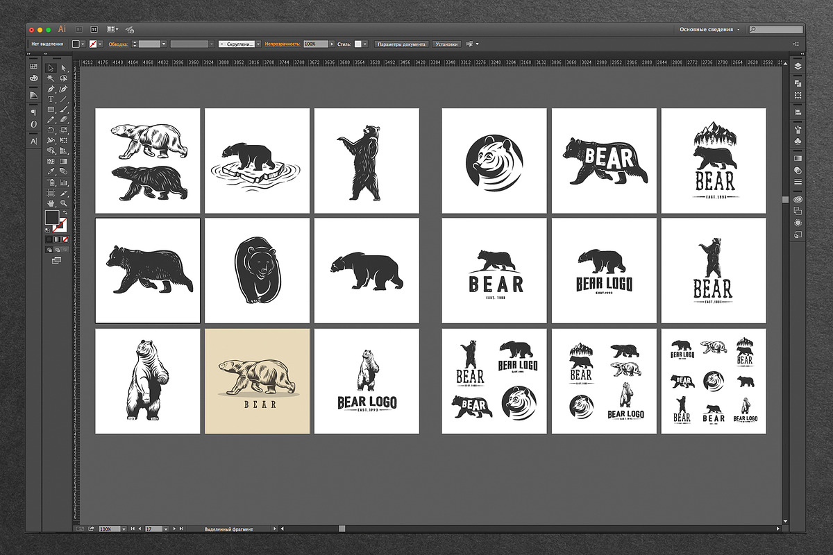 Bears, a Branding & Logo Template by DOBROGRAPH (Photo 6 of 6)
