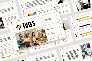 Ivos : SaaS Startup Google Slides, a Presentation Template by Punkl Camp