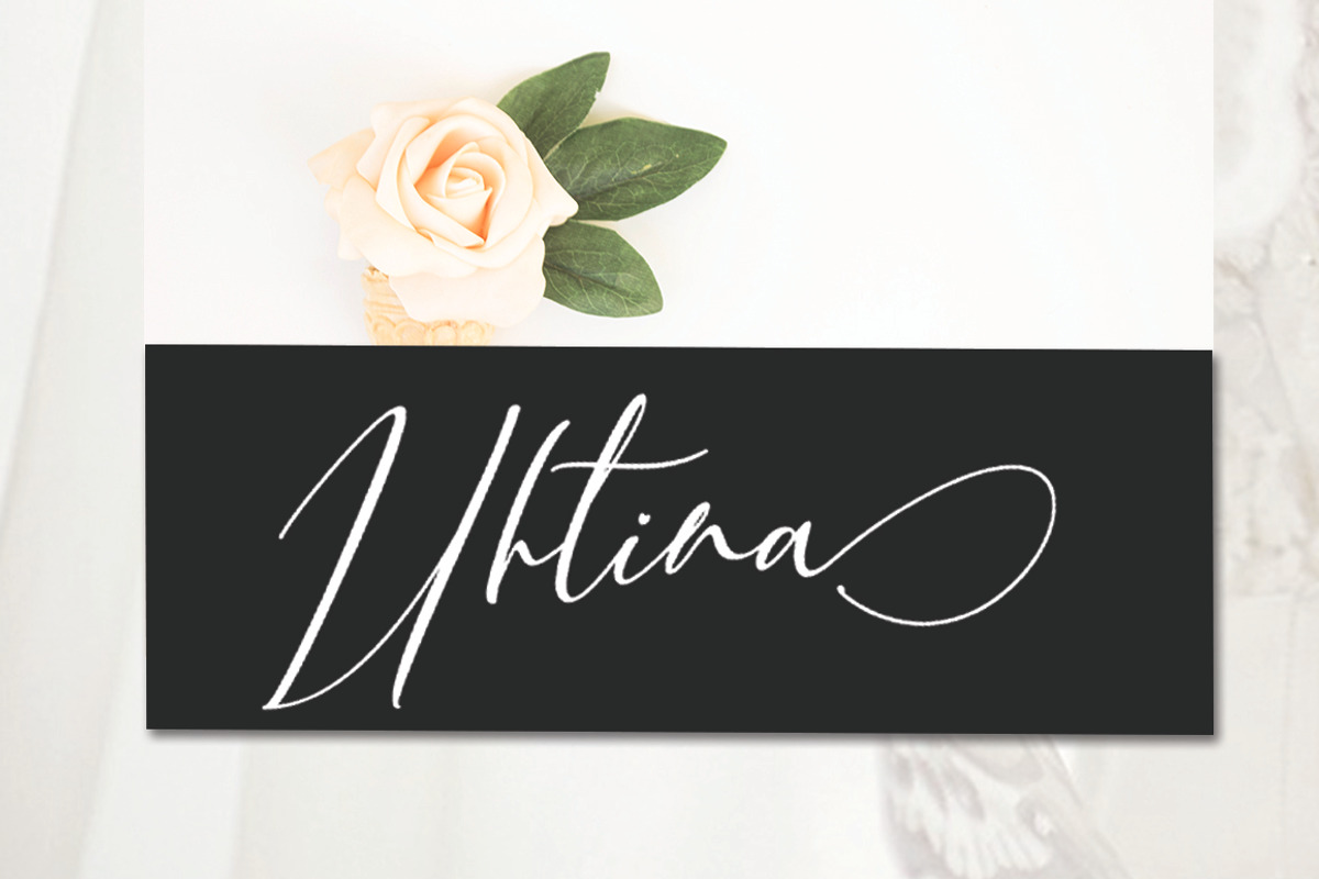 New abdet Bellindia, a Script Font by mightype (Photo 9 of 13)