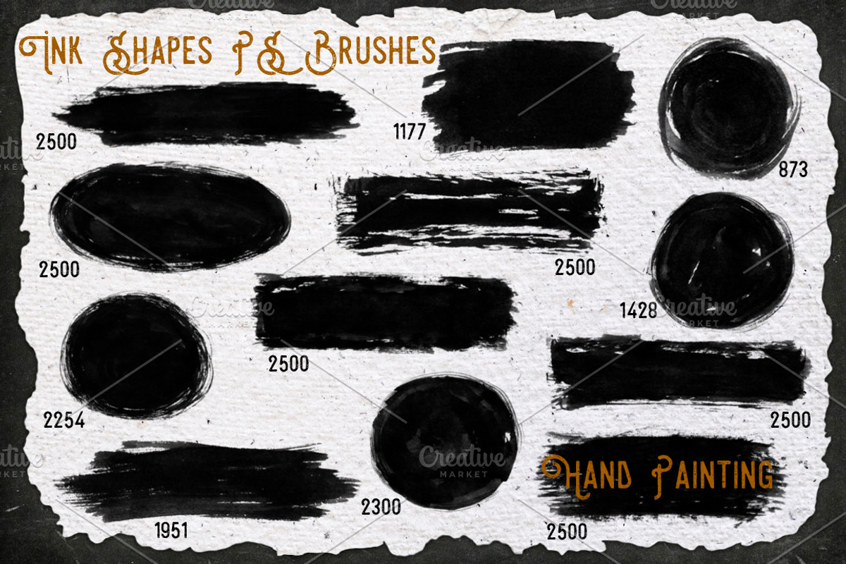 Vintage Ice Cream Ink Brushes, a Brush Add-On by Fluffy Unicorn (Photo 4 of 8)
