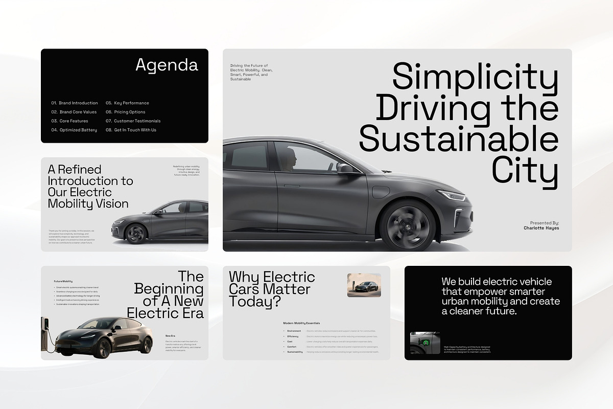 EV Product Pitch Deck Google Slides, a Presentation Template by TMint Creative (Photo 5 of 5)