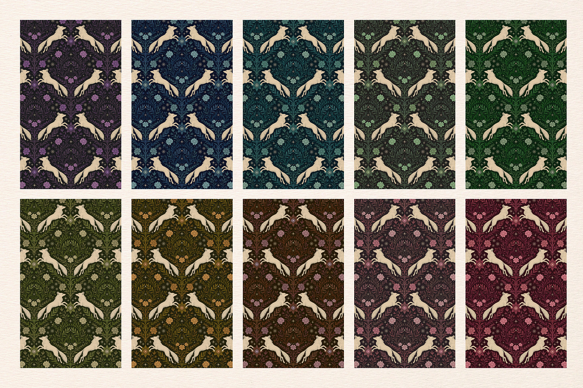 Arctic Foxes Seamless Pattern, a Pattern Graphic by Dina Mae (Photo 15 of 15)