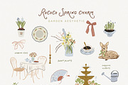 Rococo Spring charm Elegant Clipart, an Object Graphic by lokko studio (Thumbnail 3 of 10)