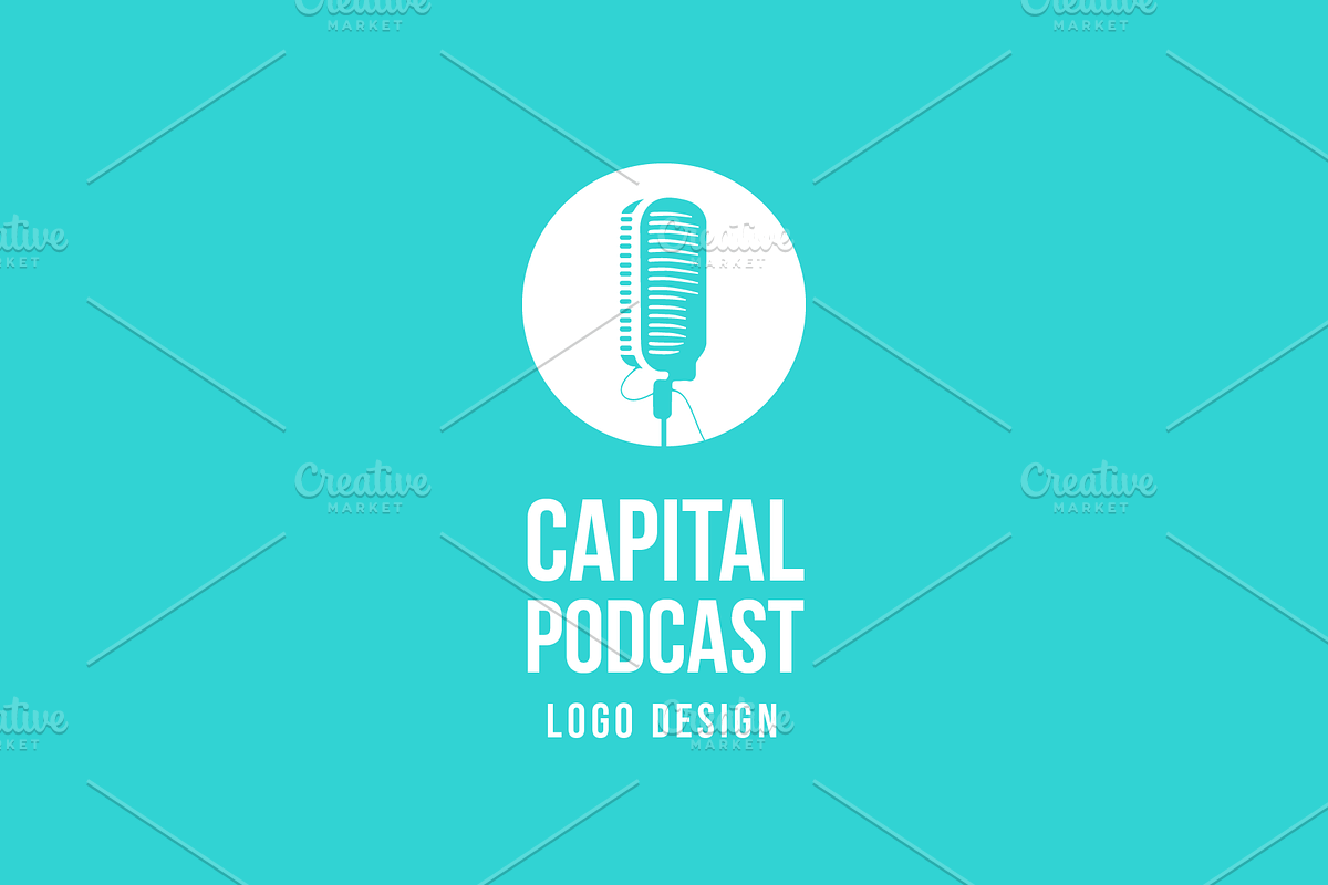 Podcast & Recording Logo Template, a Branding & Logo Template by MerdeneDesignStudio (Photo 4 of 7)