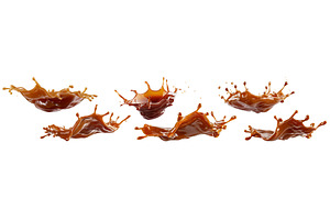 caramel or chocolate splashes, a Food & Drink Photo by piter.goskov