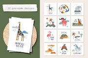 Africa | Vector collection, an Animal Illustration by katieromanoff_art (Thumbnail 3 of 14)