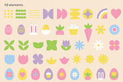 Geometric Easter Collection, a Decorative Illustration by yarynabo (Thumbnail 2 of 7)