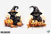 Halloween Black Cat, an Illustration by Gemstone (Thumbnail 8 of 12)