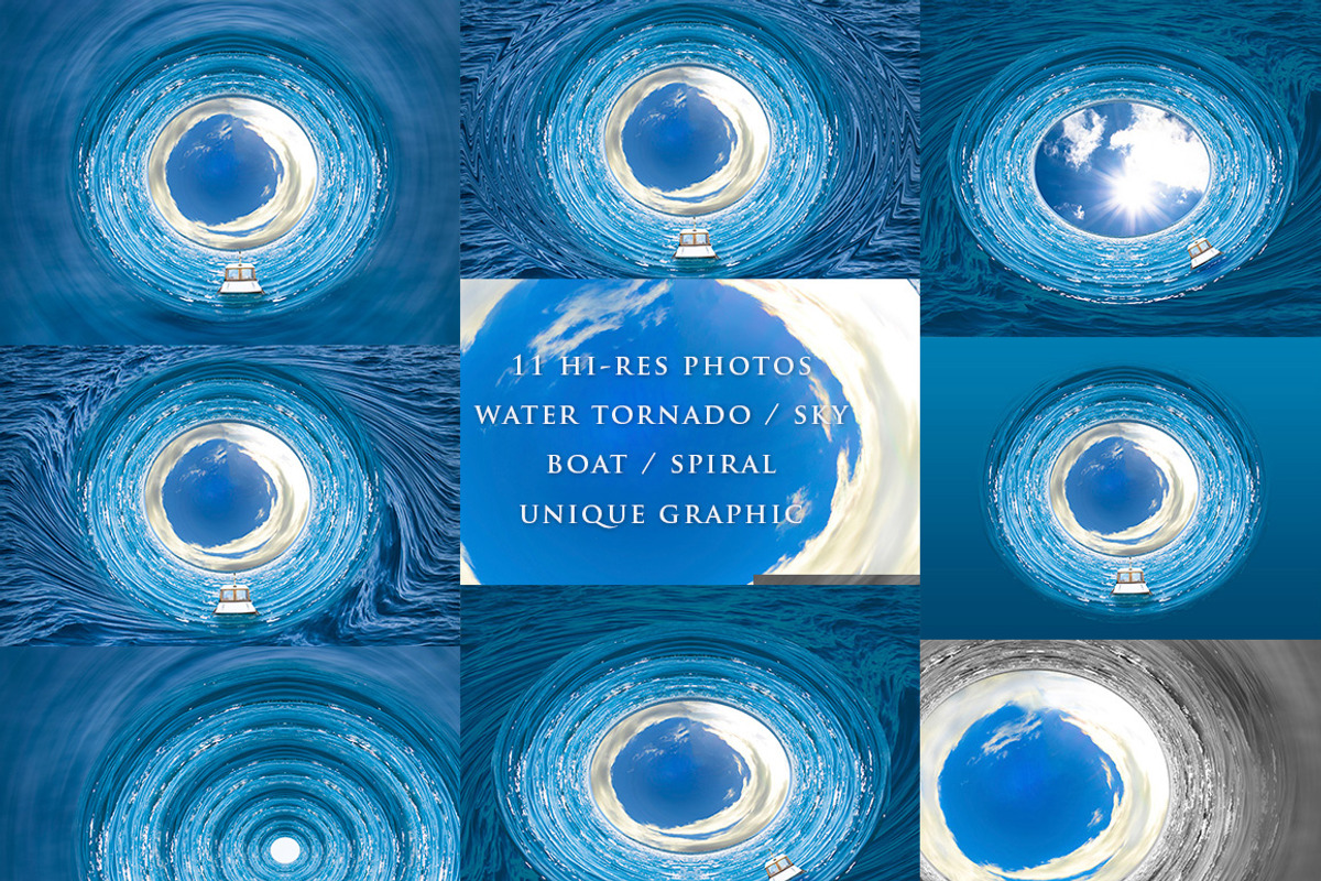11 High-Res Water Tornado photos, a Texture Graphic by Knofe (Photo 2 of 2)