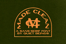 Made Clean - Vintage Inspired Font