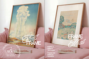 DIN A Angled Poster Mockup in Pink, an Advertising Mockup by WasMockups (Thumbnail 4 of 5)