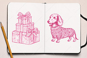 Watercolor Christmas Essentials PNG, a Seasonal Illustration by Canvas Craft (Thumbnail 8 of 10)