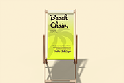 Beach Chair Mockup, an Advertising Mockup by Bartama Graphic (Thumbnail 3 of 3)