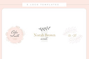 Romantic Leaves Collection, a Pattern Graphic by Youandigraphics (Thumbnail 10 of 19)