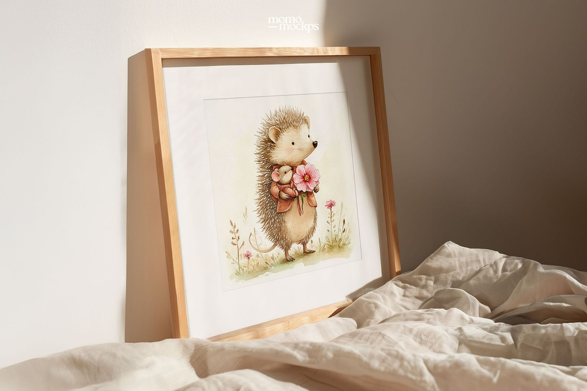 Square Frame Mockup PSD | Wood Frame, a Household Mockup by momomockps (Photo 10 of 11)