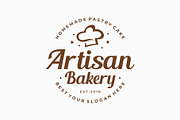 Chef Hat Bakery Artisan Pastry Logo, a Branding & Logo Template by ika trisiana (Thumbnail 2 of 2)