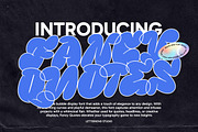 Fancy Quotes - Bubble Display Font, a Handwritten Font by Letterhend Studio (Thumbnail 1 of 13)